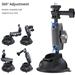TELESIN Aluminum Alloy Camera Suction Cup Mount | 360-degree Angle Adjustment | Strong Suction | Wide Compatibility (TE-SUC-010)