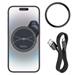 HOCO Metal Magnetic Wireless Fast Charging Car Holder, Air Outlet(Open Box)