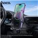 HOCO Enlightener infrared induction wireless charging car holder (air outlet) Black(Open Box)