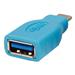 iCAN SuperSpeed USB 3.1 Gen 1 Type-C Male to Type-A Female Adapter for Data Sync and Charge (1 pcak)