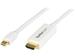 StarTech Mini DisplayPort to HDMI Converter Cable (White) - 3 ft (1m) - 4K(MDP2HDMM1MW)