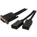 Tripp Lite DMS-59 to 2x DVI-I F Splitter Cable - DMS-59 Male Digital Video - DVI-I (Dual-Link) Female Digital Video (Black) - 1 ft. (P576-001)