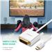 UGREEN USB Type-C TO DVI Cable, 1.5M, White (MM140)