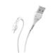 HOCO Cable USB to Lightning “X37 Cool power” charging data sync, 1 meter, White