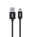 iCAN USB-A 2.0 to Lightning Cable, Apple MFi, M/M, 6ft, Black