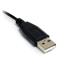 StarTech 6 ft Micro USB Cable A to Right Angle Micro B Black (UUSBHAUB6RA)