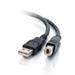 Cables To Go USB 2.0 A/B Cable - Black 5m (28104)