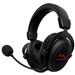 HYPERX Cloud II Core Wireless Gaming Headset - Stereo - USB 2.0, Mini-phone (3.5mm) - Wired/Wireless - 65.6 ft - 60 Ohm - 10 Hz - 21 kHz - Over-the-ear - Binaural - Circumaural - 1.6 ft Cable - Electret Condenser, Bi-directional, Noise Cancelling Micropho(Open Box)