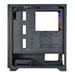 AZZA HIVE 440 ATX Gaming Computer Case, Tempered Glass Side Window, USB3.0 2*USB2.0, 12cm Digital RGB Fan, RGB SYNC with MB, P/N: CSAZ-450 Black