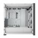 Corsair iCUE 5000X RGB Tempered Glass Mid-Tower ATX PC Smart Case, White(Open Box)