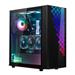 BitFenix Dawn TG EATX/ATX PC Gaming Case, ARGB/RGB Asus AURA SYNC MSI Mystic Light Gigabyte RGB Fusion 2.0 Asrock Polychrome, 3 Sides Tempered Glass With Car Window Security Films, Water Cooling Ready(Open Box)