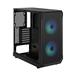 FRACTAL DESIGN Focus 2 RGB Black ATX mATX Mini ITX Clear Tinted Tempered Glass Mid Tower Computer Case(Open Box)