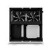 FRACTAL DESIGN Ridge White Mini-ITX Slim Small Form Factor Console PC Case with PCIe 4.0 Riser