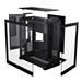 Phanteks NV7 Showcase Full-Tower Chassis, Black - High Airflow Performance, Integrated D/A-RGB Lighting, Seamless Tempered Glass Design, 12 Fan Positions