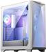 MSI MPG Gungnir 300R Airflow Mid-Tower Case for up to E-ATX Motherboards - White, USB 3.2 Type-C x 1, USB 3.2 Gen1 x 2, Fan Included x 4, ARGB