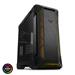 ASUS TUF Gaming GT501 Mid-Tower Computer Case for up to EATX Motherboards with USB 3.0 Front Panel, Smoked Tempered Glass, Steel Construction, and Four Case Fans (GT501/GRY/WITH HANDLE)