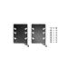 FRACTAL DESIGN HDD Drive Tray Kit - Type-B for Define 7 Series and Compatible FRACTAL DESIGN Cases - Black (2-pack)