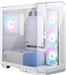 MSI MAG PANO M100R PZ, Micro ATX Tower Case White (Back-connect supported), USB 3.2 Type-C x 1, USB 3.2 Gen1 x 1, Fan Included x 4, ARGB(Open Box)