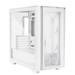 Asus A21 Micro-ATX Case White Edition, Supports Graphics Cards up to 380mm, 360mm Coolers & Standard ATX PSUs, Porous Front-panel Mesh, Cable Management Compartment, Compatible with new BTF hidden connector technology(Open Box)