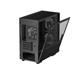 DeepCool CH360 mATX Airflow Case, 2x Pre-Installed 140mm ARGB Fans, 120mm ARGB rear fan, Hybrid Mesh/Tempered Glass Side Panel, Magnetic Mesh Filter, Type-C, USB 3.0, Black