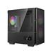 DeepCool CH360 DIGITAL mATX Airflow Case, Dual Status Display, 2x Pre-Installed 140mm ARGB Fans, 120mm ARGB rear fan, Hybrid Mesh/Tempered Glass Side Panel, Magnetic Mesh Filter, Type-C, USB 3.0, Black(Open Box)