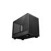 DeepCool CH160 Mini-ITX PC Case, High Airflow Mesh Panels, Full-Sized Air Cooler Support, Direct Insert GPU Capable, Flexible Drive and PSU Compatibility, Black