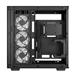 DeepCool CH780 ATX+ Panoramic case, Dual Chamber Configuration, Vertical Mount and Gen 4 Riser Cable, Tempered Glass Panels, Trinity 140mm ARGB Fans, Black(Open Box)