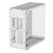 DeepCool CH780 ATX+ Panoramic case, Dual Chamber Configuration, Vertical Mount and Gen 4 Riser Cable, Tempered Glass Panels, Trinity 140mm ARGB Fans, White