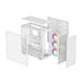 DeepCool MORPHEUS ATX+ Modular Airflow case, Single and Dual Chamber Configurations, Dual Status Display, Trinity 140mm ARGB Fans, Vertical Mount and Gen 4 Riser Cable, Magnetic Mesh Filters, White(Open Box)