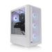 Thermaltake S200 TG with 4 x ARGB Lite Fan Computer Case, Snow