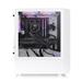 THERMALTAKE S200 TG with 4 x ARGB Lite Fan Mid-Tower Case, Snow