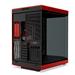 HYTE Y70 Dual Chamber ATX Mid Tower Modern Aesthetic Case - Red/Black