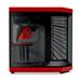 HYTE Y70 Dual Chamber ATX Mid Tower Modern Aesthetic Case - Red/Black