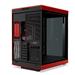 HYTE Y70 Touch Infinite Dual Chamber ATX Mid Tower Modern Aesthetic Case With Integrated 2.5K LCD Touchscreen, Black Cherry