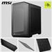 MSI MAG PANO 100L PZ Mid-Tower Case for up to ATX Motherboards, USB 3.2 Type-C x 1, USB 3.2 Gen1 x 2,  Tempered Glass Window