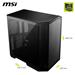 MSI MAG PANO 100L PZ Mid-Tower Case for up to ATX Motherboards, USB 3.2 Type-C x 1, USB 3.2 Gen1 x 2,  Tempered Glass Window