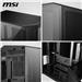 MSI MAG PANO 100L PZ Mid-Tower Case for up to ATX Motherboards, USB 3.2 Type-C x 1, USB 3.2 Gen1 x 2,  Tempered Glass Window