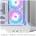 MSI MAG PANO 100R PZ WHITE Mid-Tower Case for up to ATX Motherboards, USB 3.2 Type-C x 1, USB 3.2 Gen1 x 2,  Tempered Glass Window