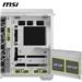 MSI MAG PANO 100R PZ WHITE Mid-Tower Case for up to ATX Motherboards, USB 3.2 Type-C x 1, USB 3.2 Gen1 x 2,  Tempered Glass Window