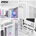 MSI MAG PANO 100R PZ WHITE Mid-Tower Case for up to ATX Motherboards, USB 3.2 Type-C x 1, USB 3.2 Gen1 x 2,  Tempered Glass Window