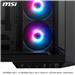 MSI MAG PANO 100R PZ Mid-Tower Case for up to ATX Motherboards, USB 3.2 Type-C x 1, USB 3.2 Gen1 x 2,  Tempered Glass Window