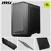 MSI MAG PANO 100R PZ Mid-Tower Case for up to ATX Motherboards, USB 3.2 Type-C x 1, USB 3.2 Gen1 x 2,  Tempered Glass Window