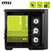 MSI MAG PANO 100R PZ Mid-Tower Case for up to ATX Motherboards, USB 3.2 Type-C x 1, USB 3.2 Gen1 x 2,  Tempered Glass Window