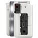 Sony a ZV-E10 Digital Camera (White - Body Only) | Mirrorless | 24.2 MP | APS-C | 4K / 30 fps | Wi-Fi | Bluetooth