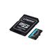 Kingston Canvas Go! Plus microSDXC 1TB,Class 10, UHS-I, U3, V30, A2 ,170MB/s Read, 90MB/s Write   With Adapter (SDCG3/1TBCR)