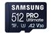 SAMSUNG PRO Ultimate 512GB microSDXC microSDCard w/ Adapter (MB-MY512SA/CA)