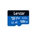 LEXAR 633x 128GB microSDXC A1 C10 U1
UHS-I V30, Up to 100MB/s  - Micro SD Card w/ Adapter (LSDMI128BBNL633A)