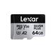 LEXAR SILVER PLUS 64GB microSDXC A2  U3
UHS-I V30, Up to 205MB/s  - Micro SD Card w/ Adapter (LMSSIPL064G-BNANU)(Open Box)