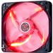 FRACTAL DESIGN Silent Series LL 140mm Sleeve Bearing Black/Clear with Red LED Computer Case Fan