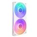 NZXT F240 RGB Core 240mm Single - Frame RGB fan Unit, White